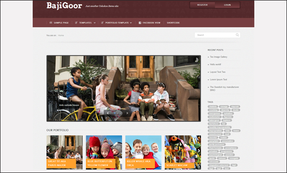 Bajigoor Portfolio Theme